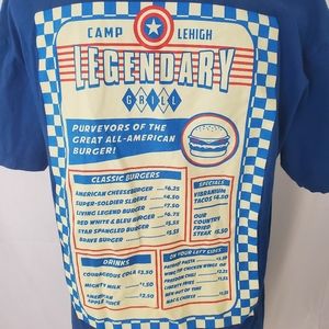 Marvel Captain America eat the universe box lunch diner tee